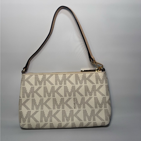 Michael Kors MK Signature Small Wristlet Clutch Purse - Picture 5 of 12